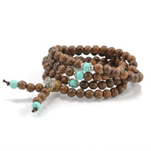 Natural Sandalwood  6mm108 Beads Mala Meditation Bracelet