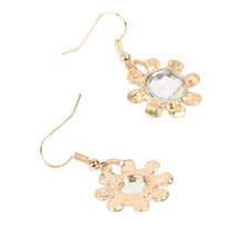 Women's Elegant Diamond Flowers Necklace and Earrings Jewelry Set