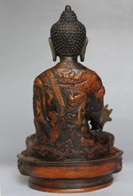 8" Tibetan Brass Buddha Statue