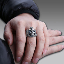 100% 925 Sterling Silver Cool Skull Ring