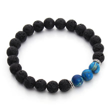 High Quality Black Lava Natural Stone Yoga Beaded Bracelet