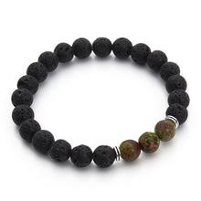 High Quality Black Lava Natural Stone Yoga Beaded Bracelet