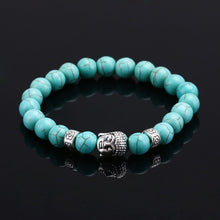 Natural Stone Bead Buddha Bracelets For Women and Men