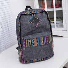 Women Ethnic Canvas Laptop Backpack