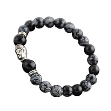 Natural Stone Buddha Charm Energy Bracelets For Men