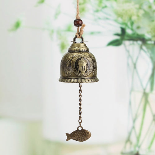 Vintage Style Buddha Pattern Bell