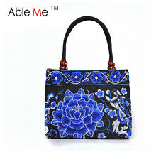 Original Chinese Style Ethnic Embroidered Canvas Handbag