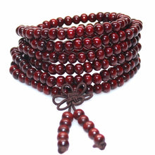 Natural Sandalwood 108 Beads Mala Meditation Bracelet