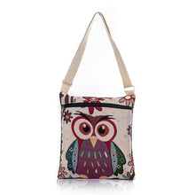 Embroidered Owl Small Shoulder Bags