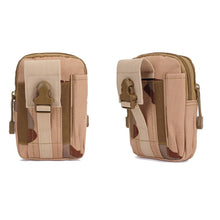 Universal Outdoor Canvas Military Holster Style Waist Bag-Packs for Belt