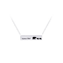 Cute Mama and Baby Bear Necklace
