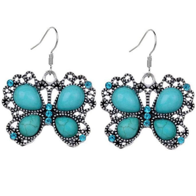 Vintage Style Butterfly Turquoise