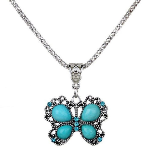 Butterfly Turquoise Necklace