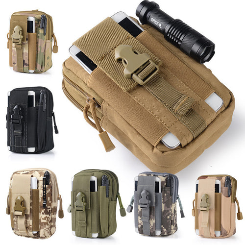 Canvas Military Holster Style Waist Bag-Packs for Belt